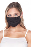 black cotton face mask cover 