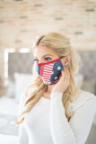 Made In USA Washable Reusable Printed Cotton Face Mouth Cover Mask