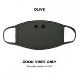 Made in U.S.A 5 Pcs Washable Unisex Fashion Cotton Masks