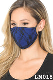 Lace Contrast 4x-Layered Filter Washable Face Mask