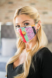 Made In USA Washable Reusable Printed Cotton Face Mouth Cover Mask