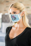 Made In USA Washable Reusable Printed Cotton Face Mouth Cover Mask