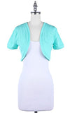 Fashion Secrets Juniors Cotton Bolero Shrug Cropped Cardigan