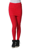 Fashion Secrets Women`s Mini Skirt Layered Legging