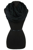 Fashison Secerts Cable Knit Infinity Wool Neck Warmer Shawl Wraps Scarf