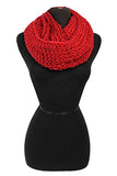 Women Crochet Softness Infinity Scarf Wrap for Winter
