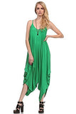 Fashion Secrets Solid Women Harem Overall Summer Jumpsuit Romper - Fashion Secrets