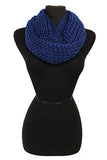 Women Crochet Softness Infinity Scarf Wrap for Winter