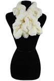 Super Soft Scrunchy Neck Warmer Scarves , Fur Wrap,fur Scarf ,Furl Collar