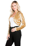 gold velvet bolero shrug cardigan