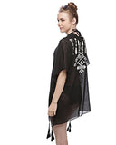 Fashion Secrets Embroidered Cover Up With Tassel