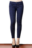 Fashion Secrets Women`s Leopard Cheetah Animal Print Slim Pants