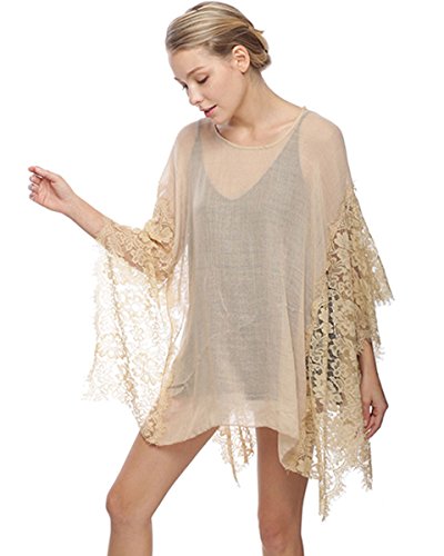 Fashion Secrets Lace Swimsuit Cover Ups Beach Summer Dress Swim Wear