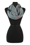 Fashion Secrets checked Plaid Soft Infinity Scarves Wraps