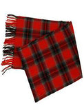 Fashion Secret Soft Checked Plaid Cashmere Feel with Twisted Fringe Scarf Wrap Shawl