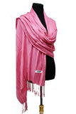 Fashion Secrets Solid Colors Pashmina Large Wrap Shawl Scarf Stole