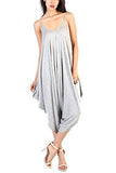 Fashion Secrets Solid Women Harem Overall Summer Jumpsuit Romper - Fashion Secrets
