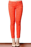 Fashion Secrets Women`s Leopard Cheetah Animal Print Slim Pants