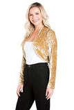 gold velvet velour shrugs bolero cardigan jackets