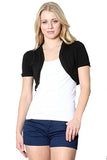Fashion Secrets Juniors Cotton Bolero Shrug Cropped Cardigan
