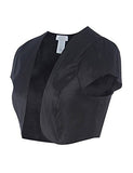 Fashion Secrets Juniors Satin Bolero Cardigan Shrug - Fashion Secrets