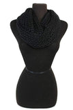 Women Crochet Softness Infinity Scarf Wrap for Winter