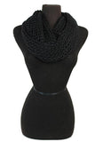 Women Crochet Softness Infinity Scarf Wrap for Winter