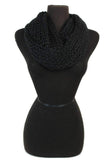 Women Crochet Softness Infinity Scarf Wrap for Winter