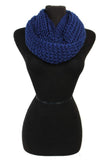 Women Crochet Softness Infinity Scarf Wrap for Winter