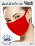 3 Pcs COTTON Face Mouth Cover MASK MADE IN USA